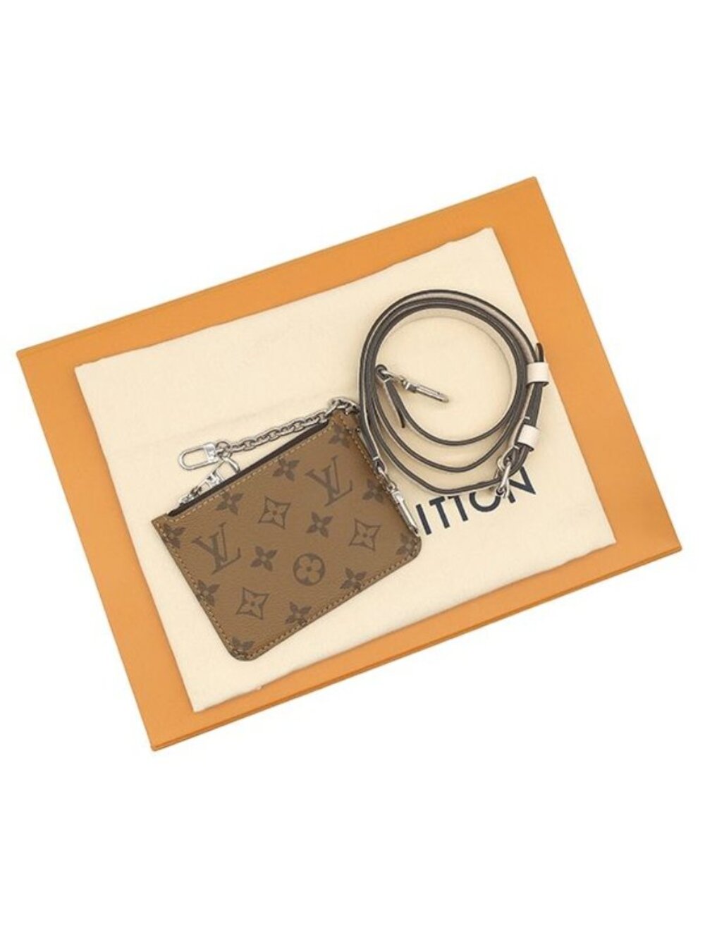 Louis Vuitton 2-Way Marelle Tote BB Epi Leather Quartz Silver Handbag White - Picture 13 of 13